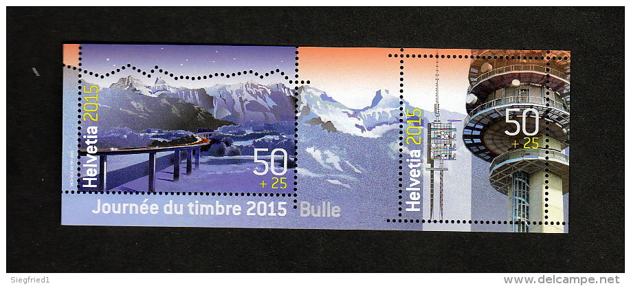 Schweiz  **    Block 60  Bulle Tag Der Briefmarke November 2015 Postpreis CHF 1,50 - Neufs