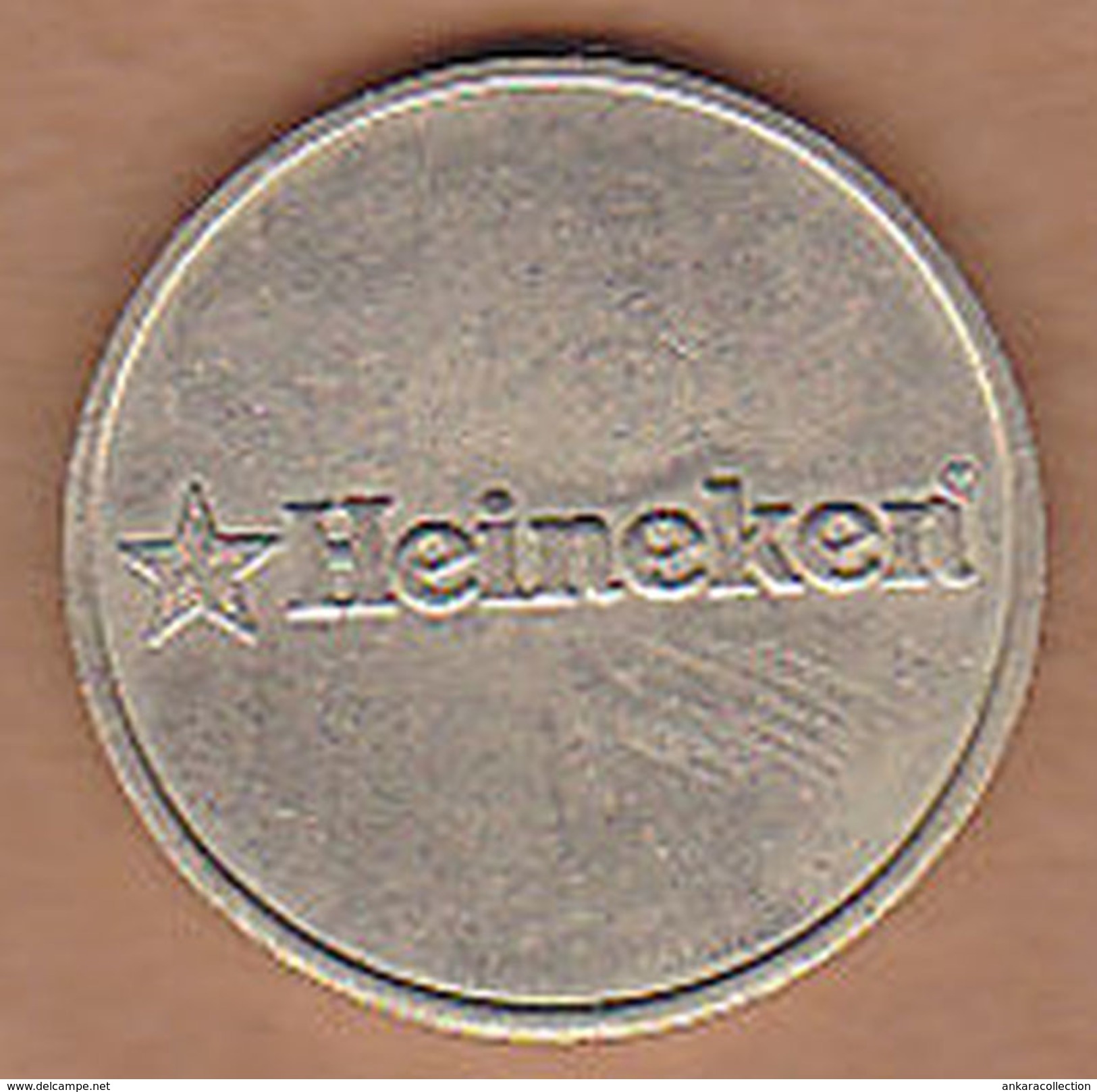 AC -  HEINEKEN BEER HOLLAND CASINO TOKEN JETON - Monedas/ De Necesidad