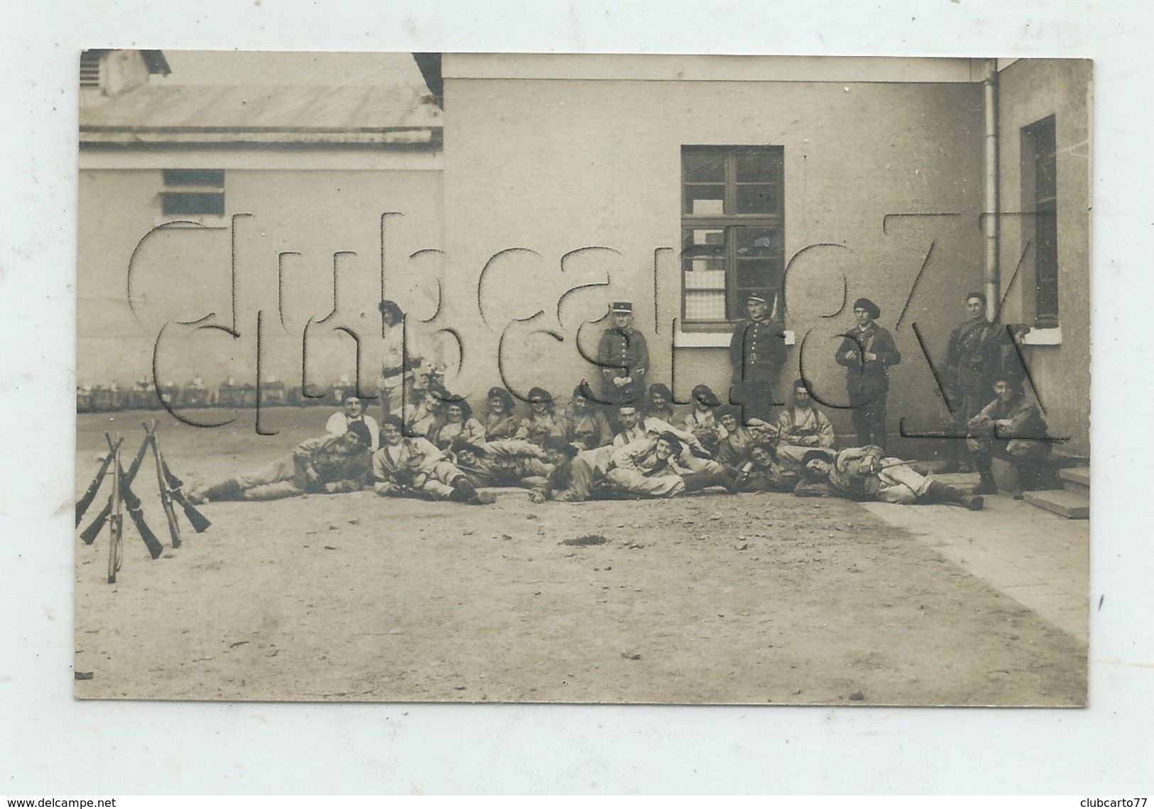 Euskirchen(Allemagne,Rhénanie-du-Nord-Westphalie) :Militaires Chasseurs-Alpins Dans Camp Du 30ème BCA 1930 CP PHOTO RARE - Euskirchen
