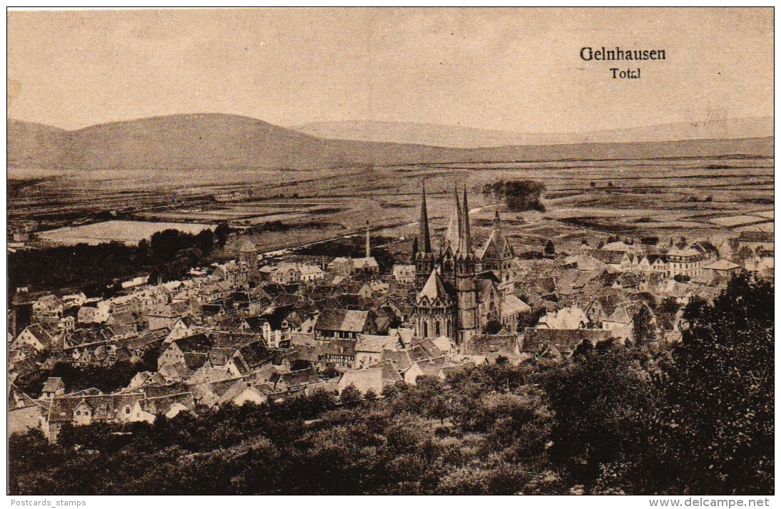 Gelnhausen, Gesamtansicht, Um 1910/20 - Gelnhausen