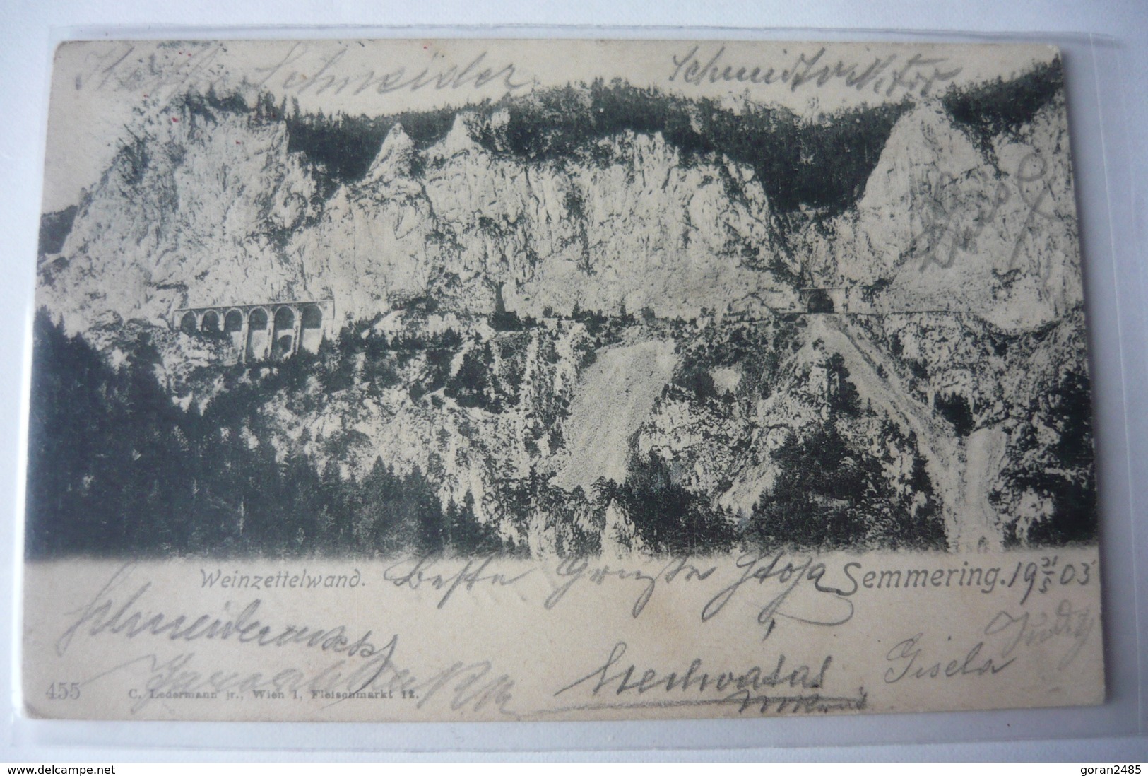 Austria, Semmering, Weinzettelwand, Us, 1903 - Raxgebiet