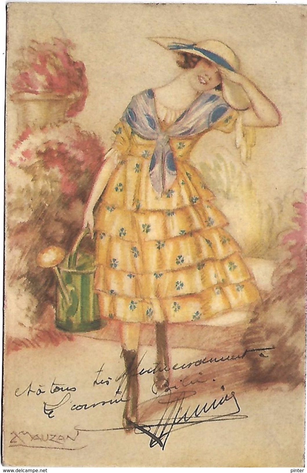 FEMME - Illustrateur MAUZAN - Mauzan, L.A.