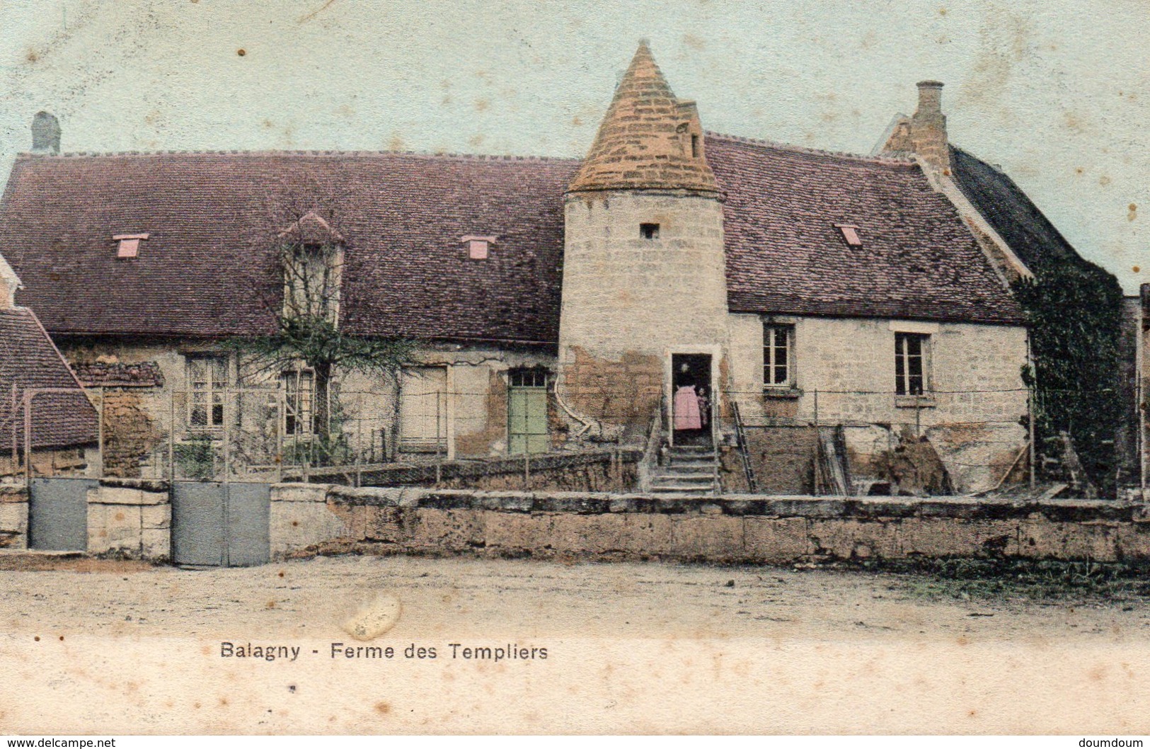CPA BALAGNY - FERME DES TEMPLIERS - Crepy En Valois