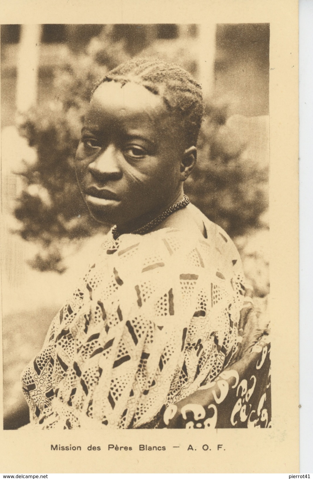 ETHNIQUES ET CULTURES - A.O.F - Mission Des Pères Blancs - Portrait De Femme - Afrique