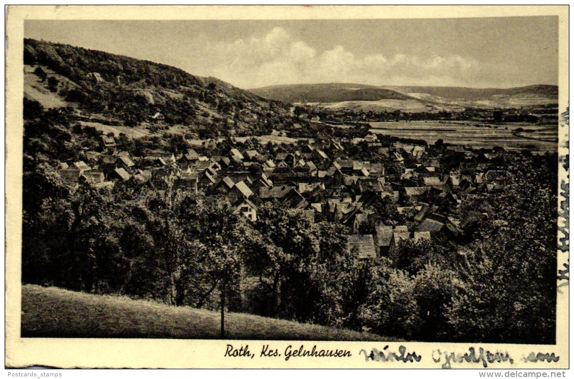 Gelnhausen - Roth, Gesamtansicht, 30er Jahre - Gelnhausen