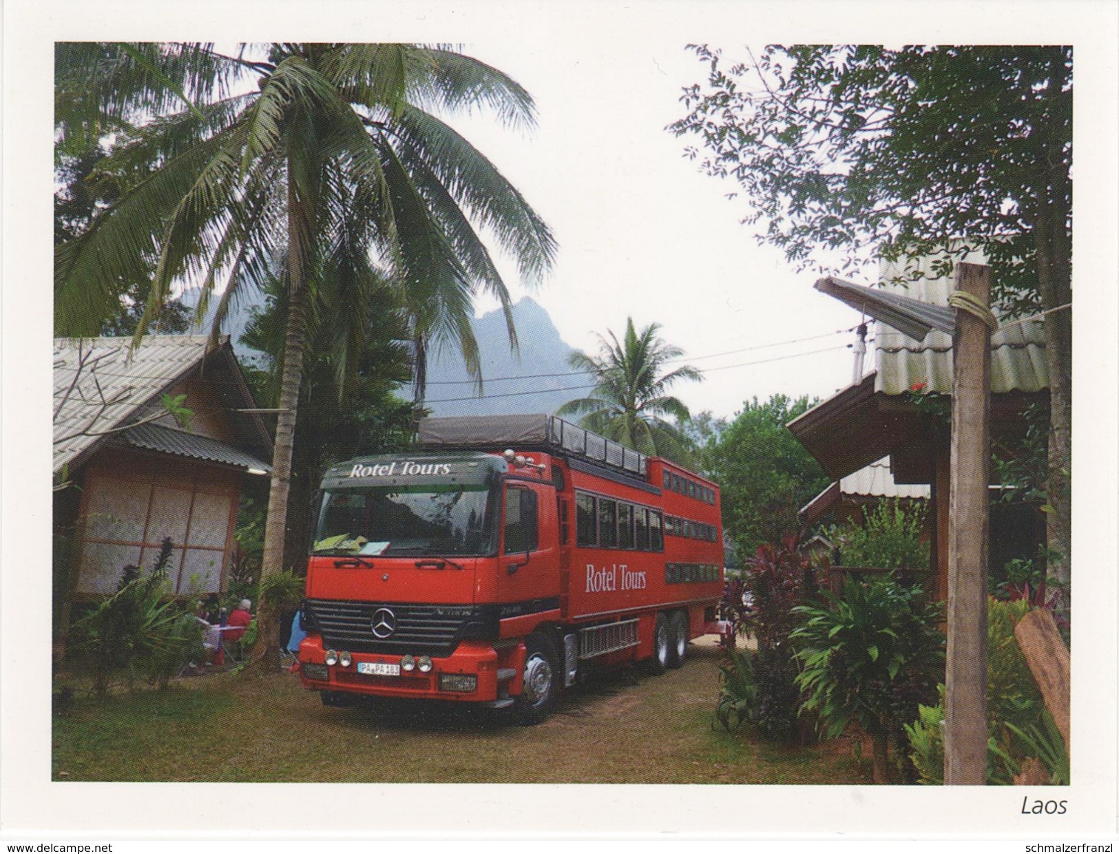 AK Laos Rotel Tours Das Rollende Hotel Die Größten Busreisen Der Welt Mercedes Bus Tittling Herrenstraße 11 Lao Asien - Laos
