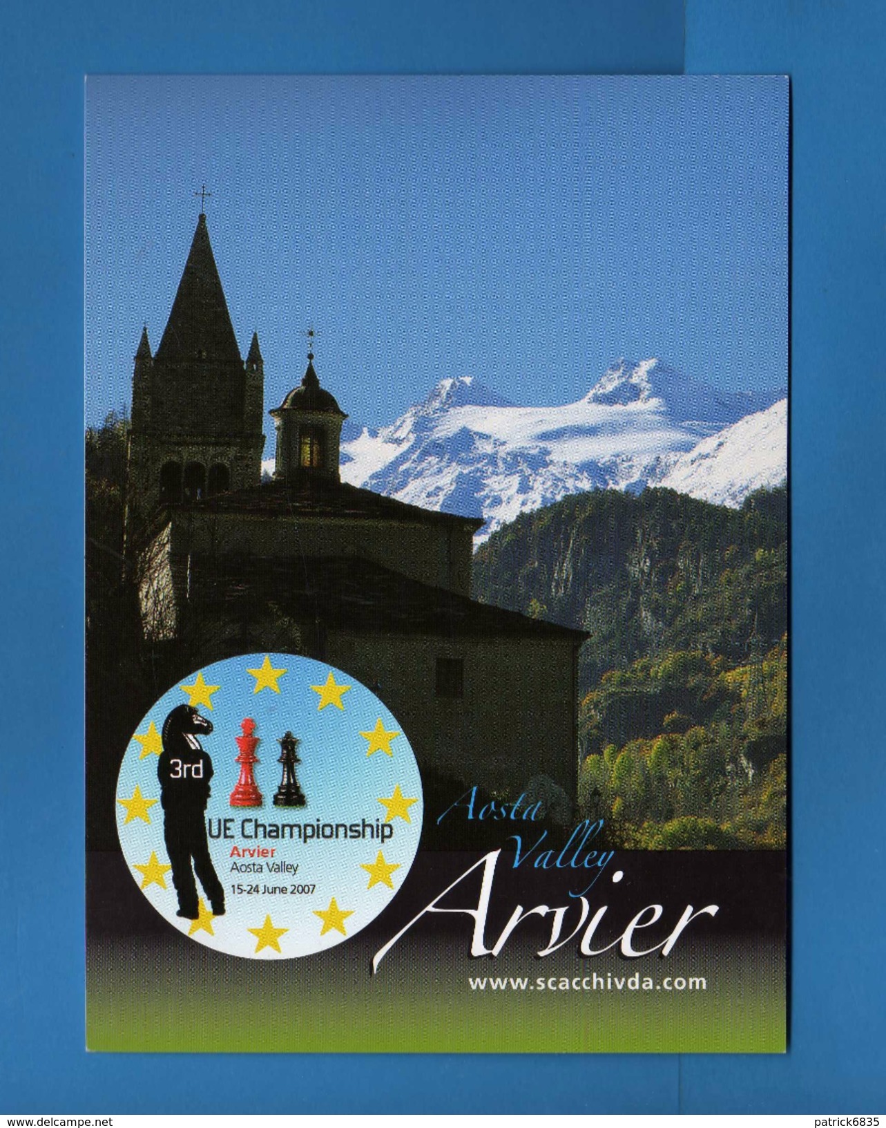 Anno 2007 - Arvier.( Aosta ) Campionato Mondiale Scacchi Senior - Scacchi