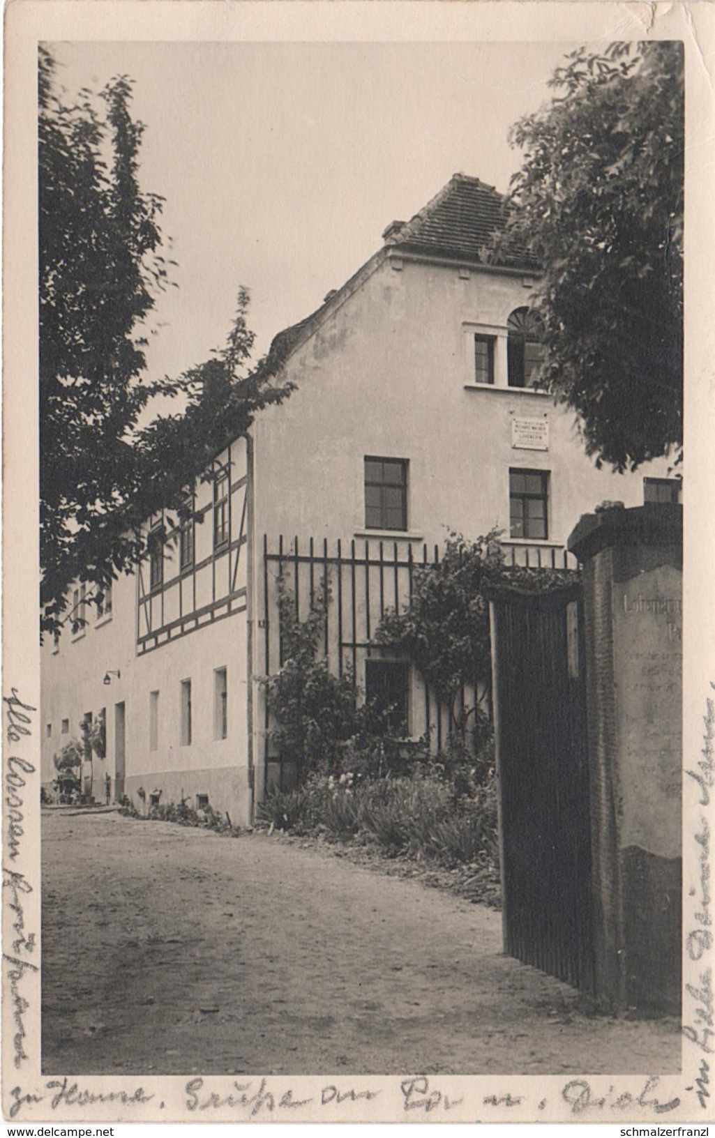 Foto AK Graupa Lohengrinhaus Lohengrin Haus Richard Wagner Stempel Pirna Photo Schreiber A Dresden Pillnitz Bonnewitz - Pirna