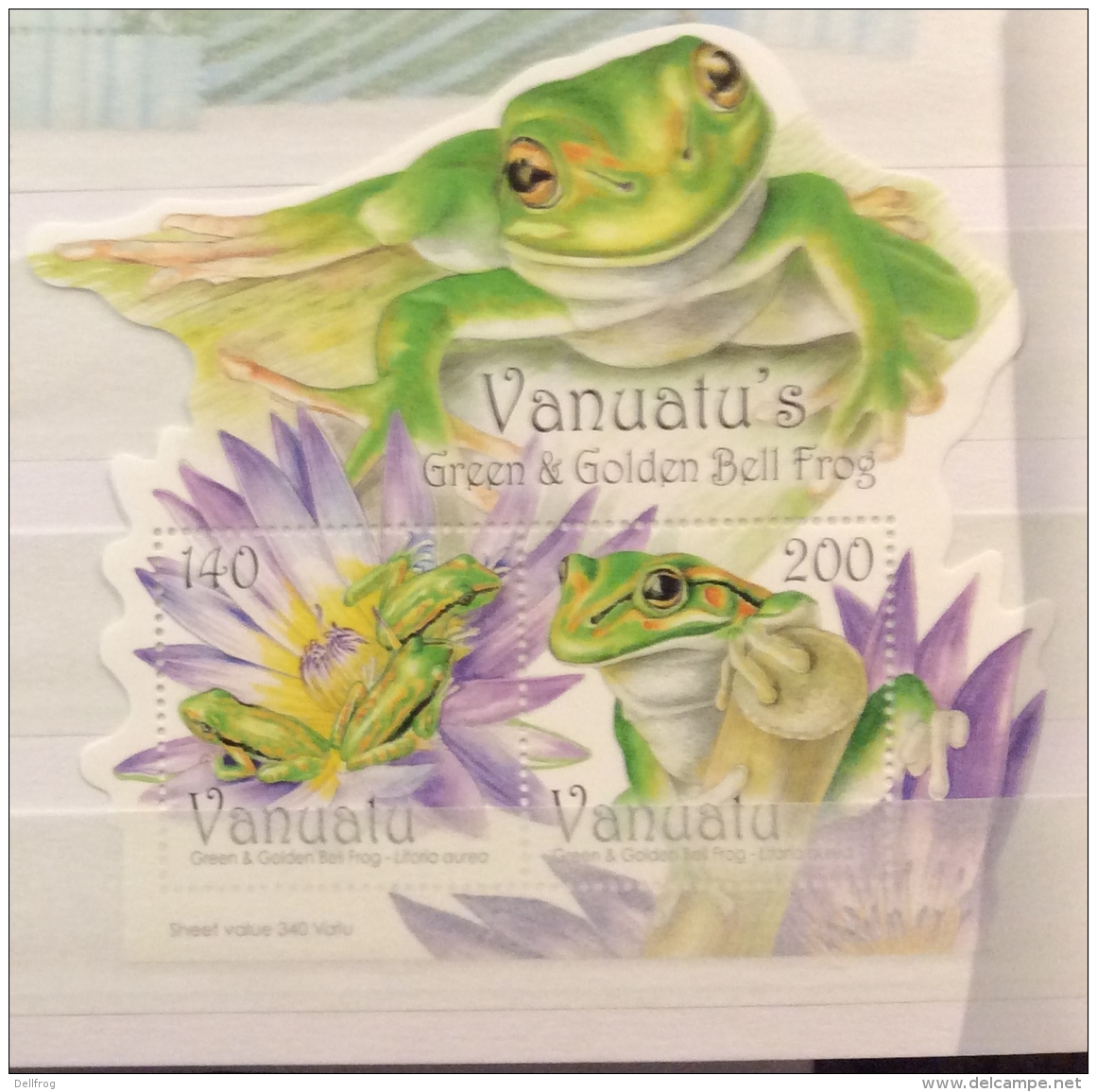 Vanuatu 2011  FROG SET AND SHEET MNH - Frösche