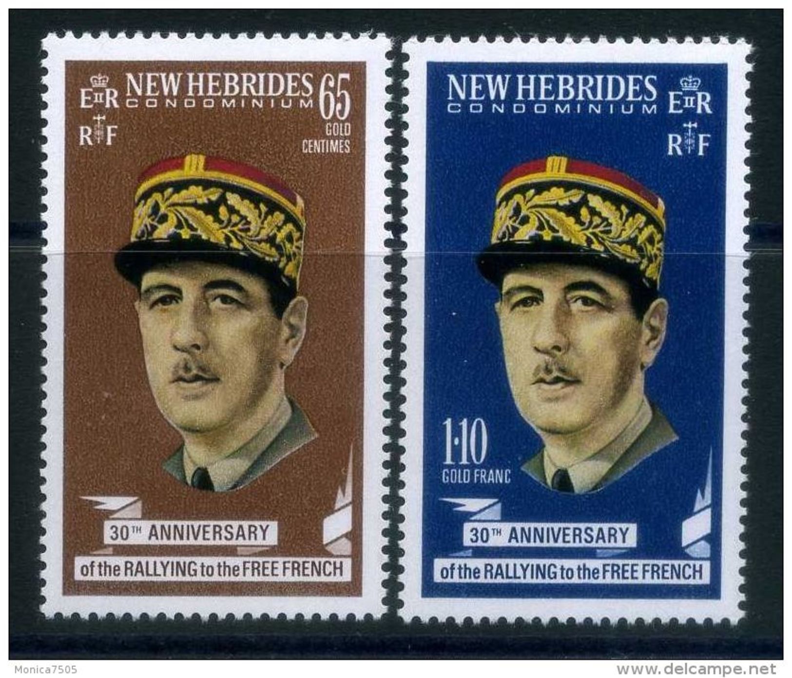 NOUVELLES-HEBRIDES : Y&T N° 296/297  TIMBRES  NEUFS  SANS  TRACE  DE  CHARNIERE , A VOIR . - Unused Stamps
