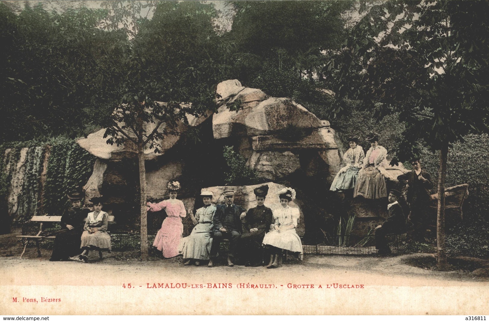 LAMALOU LES BAINS  GROTTE A L USCLADE - Lamalou Les Bains