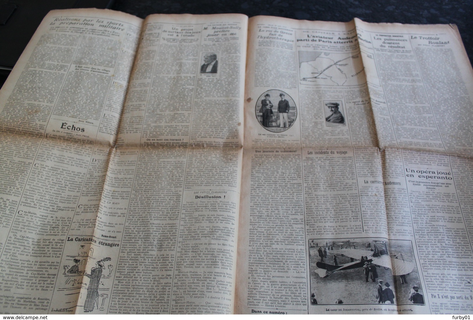 Excelsior 20/08/1912  1er Vol Paris-berlin - Informations Générales