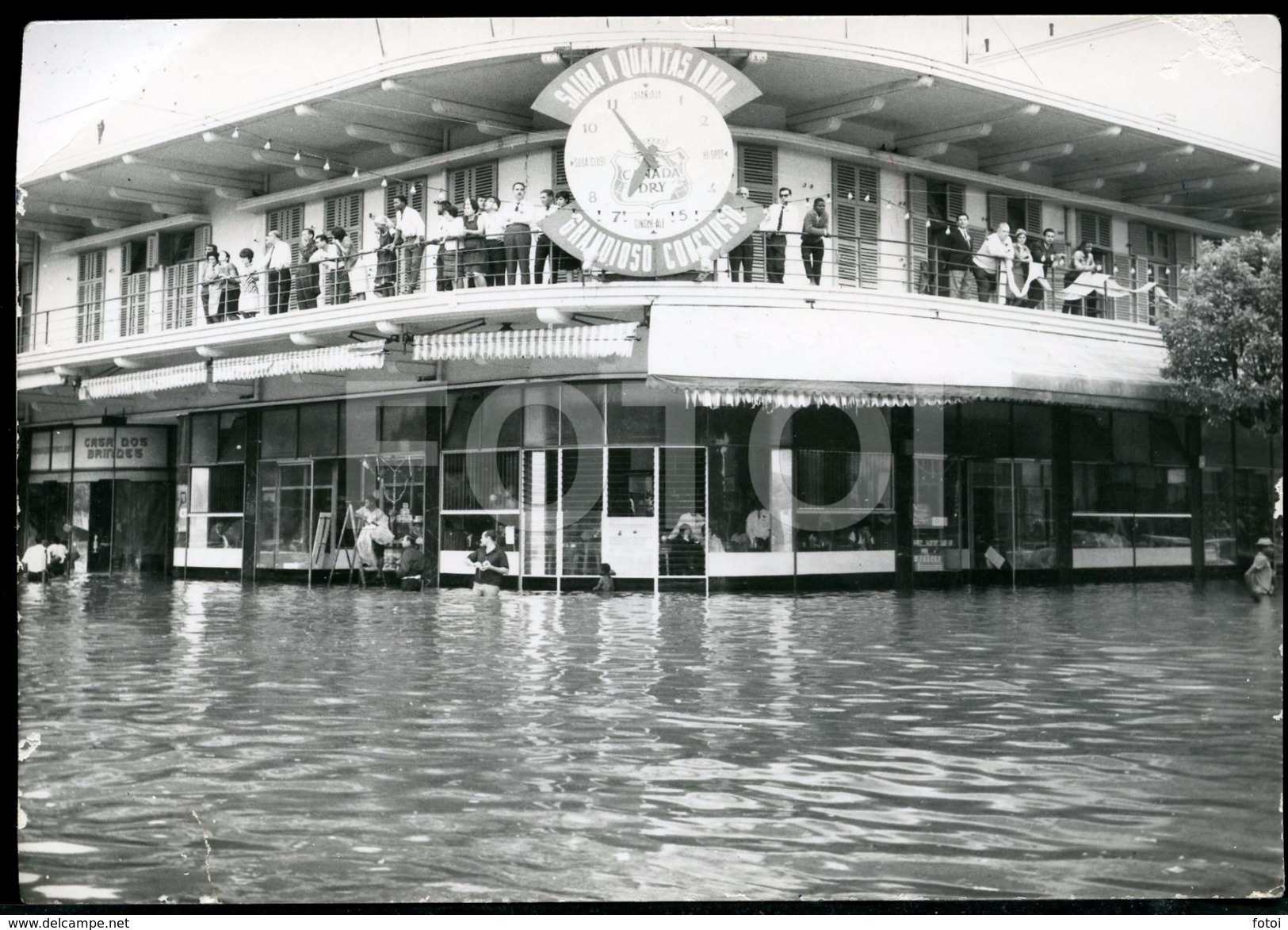 1963 ORIGINAL FOTO PHOTO FLOOD CHEIAS LUANDA ANGOLA AFRICA AFRIQUE - Africa