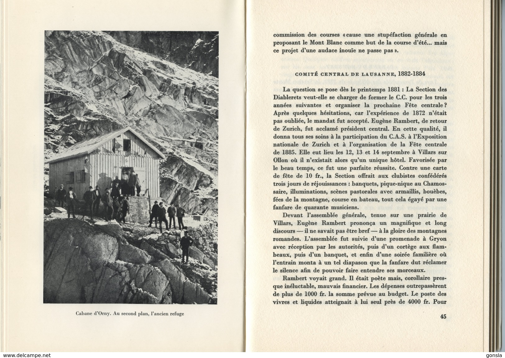 SECTION DES DIABLERETS 1863-1963 : Club Alpin Suisse - Lausanne