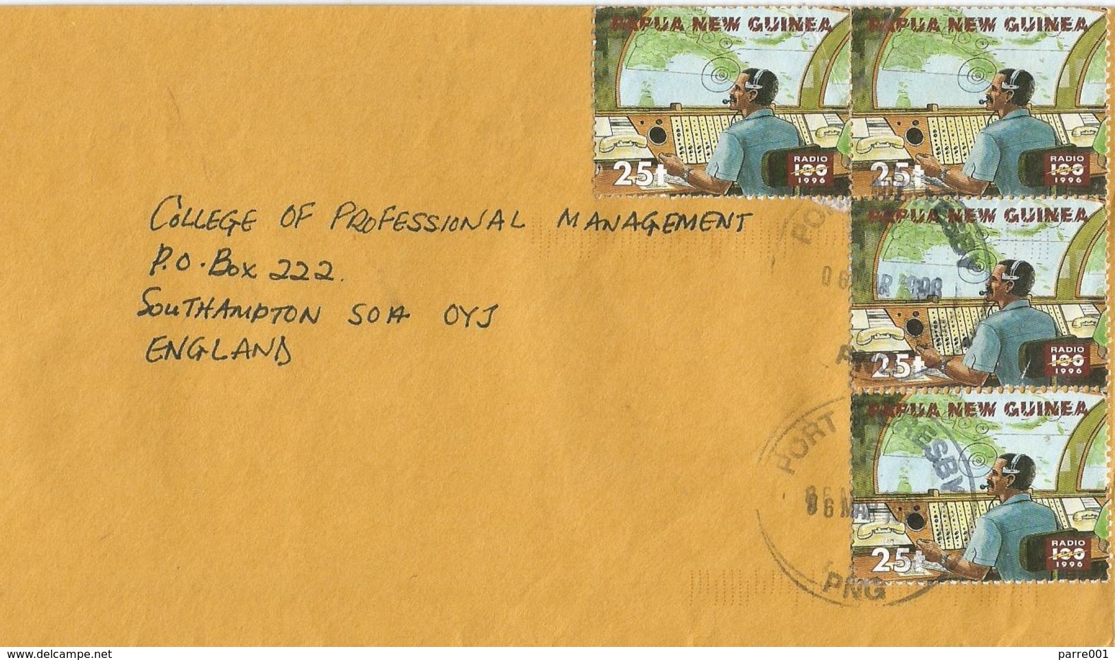 Papua New Guinea 1998 Port Moresby Radio Communication Cover - Papoea-Nieuw-Guinea