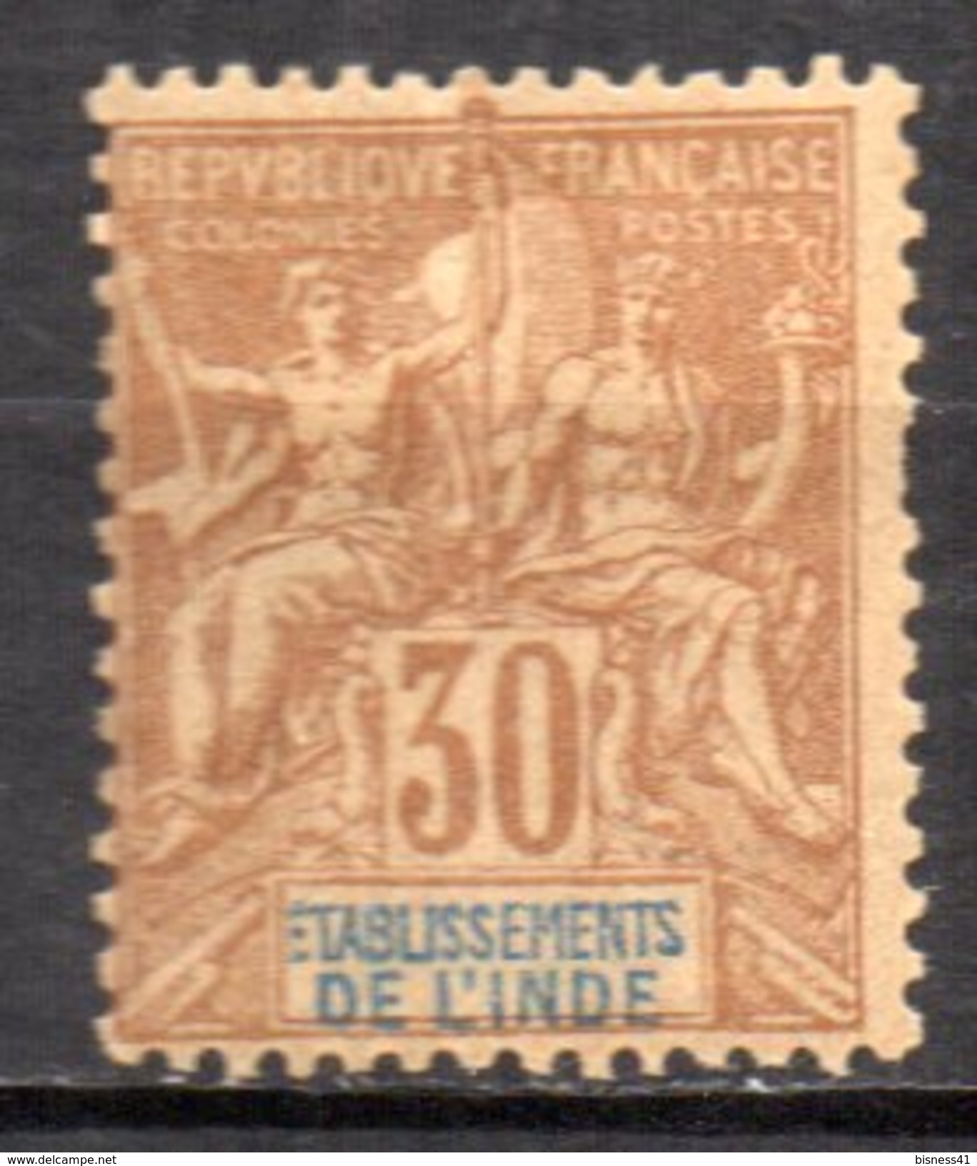 Col3 :  Inde : N° 9  Neuf X MH  , Cote : 64,00&euro; - Unused Stamps