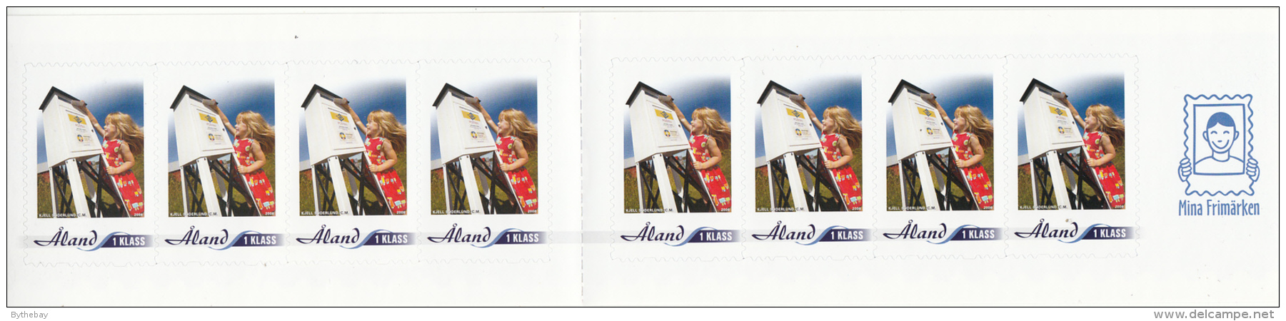 Aland MNH 2006 Booklet Pictue Postage - Girl Posting Letter - Aland