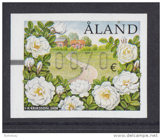 Aland MNH 2008 Postal Label: Burnet Rose - Timbres De Distributeurs [ATM]