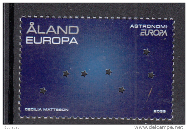 Aland MNH 2009 Star-shaped Holes Form Big Dipper International Year Of Astronomy - EUROPA - Astronomie