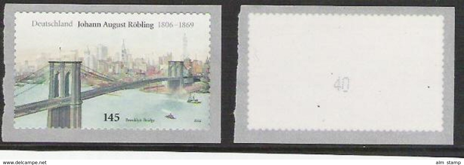 2006 Allem. Fed.  Mi. 2546** MNH Folienstamp Mii Nr. 70   200. Geburtstag Von Johann August Röbling - Ungebraucht