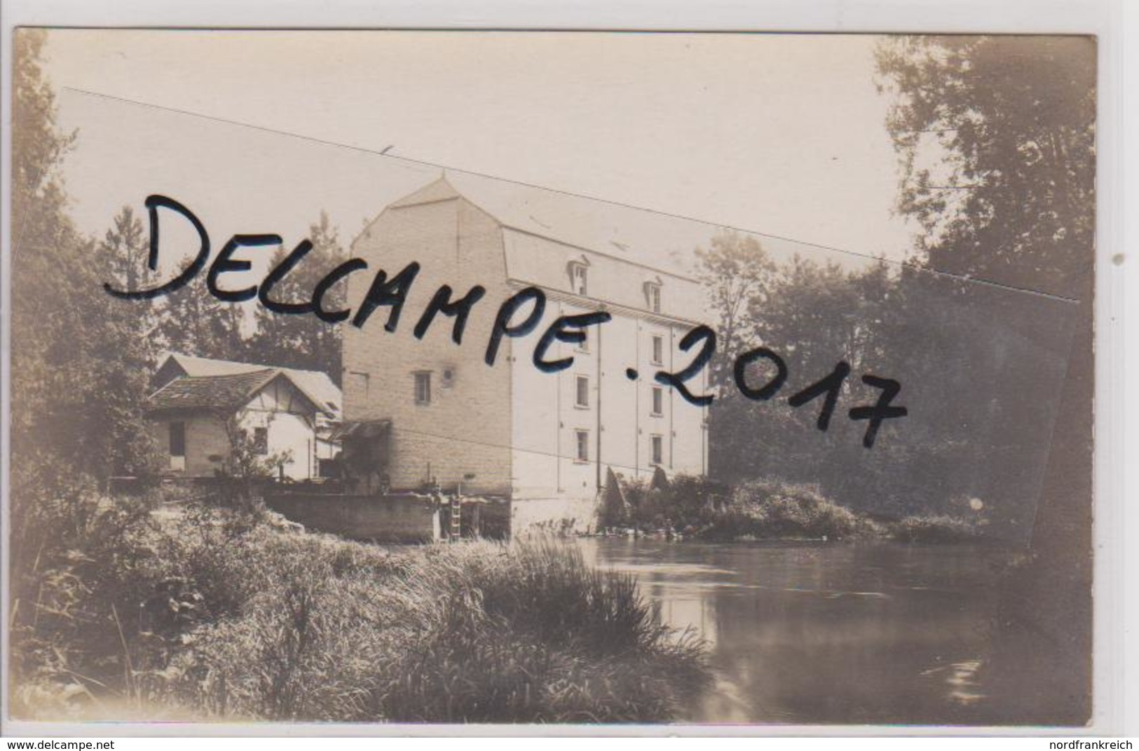 02 AISNE CONDE SUR SUIPPES MOULIN A EAU   CARTE PHOTO ALLEMANDE - Autres & Non Classés