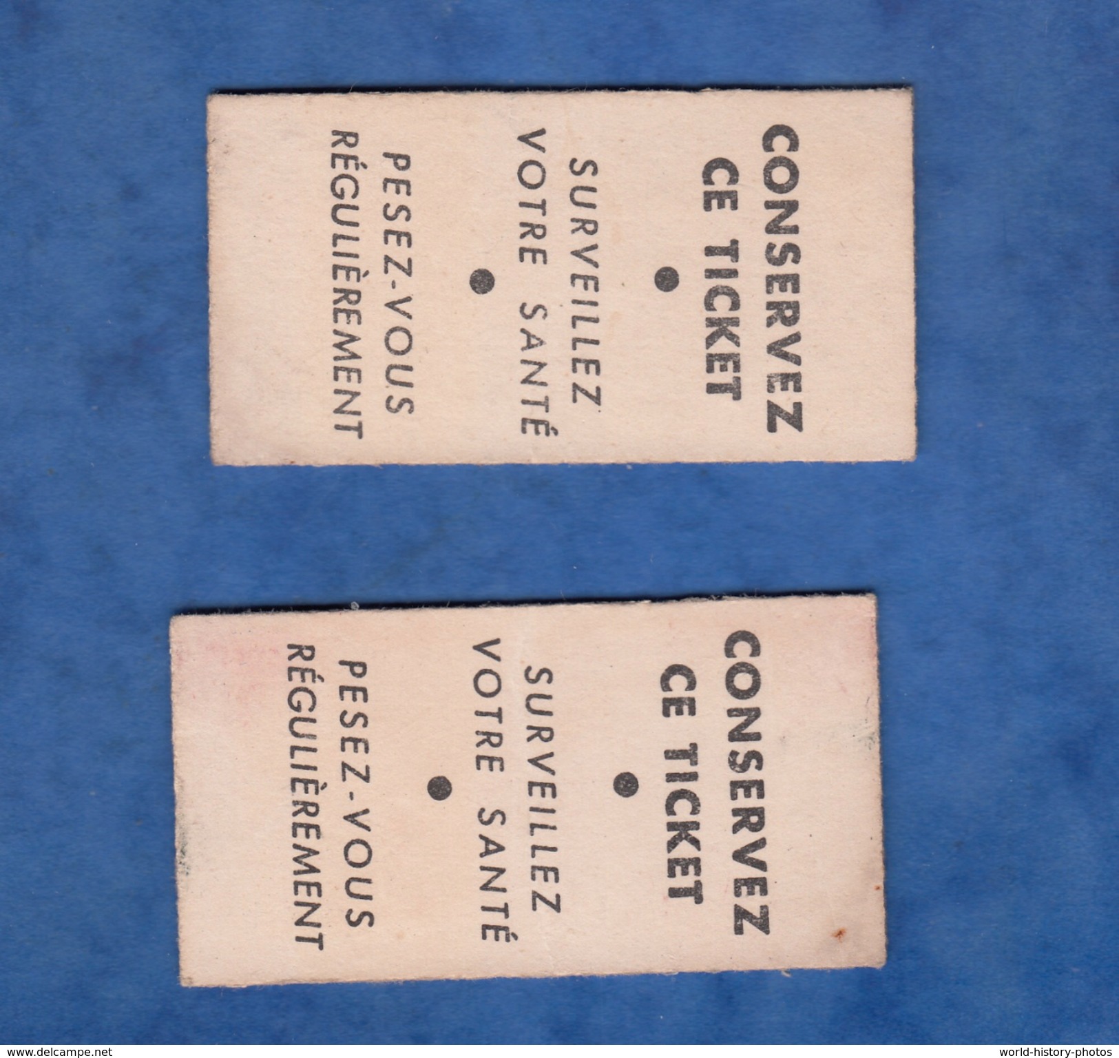 2 Tickets De Balance - 1955 - Société Anonyme Française Des Appareils Automatiques - Tickets - Vouchers