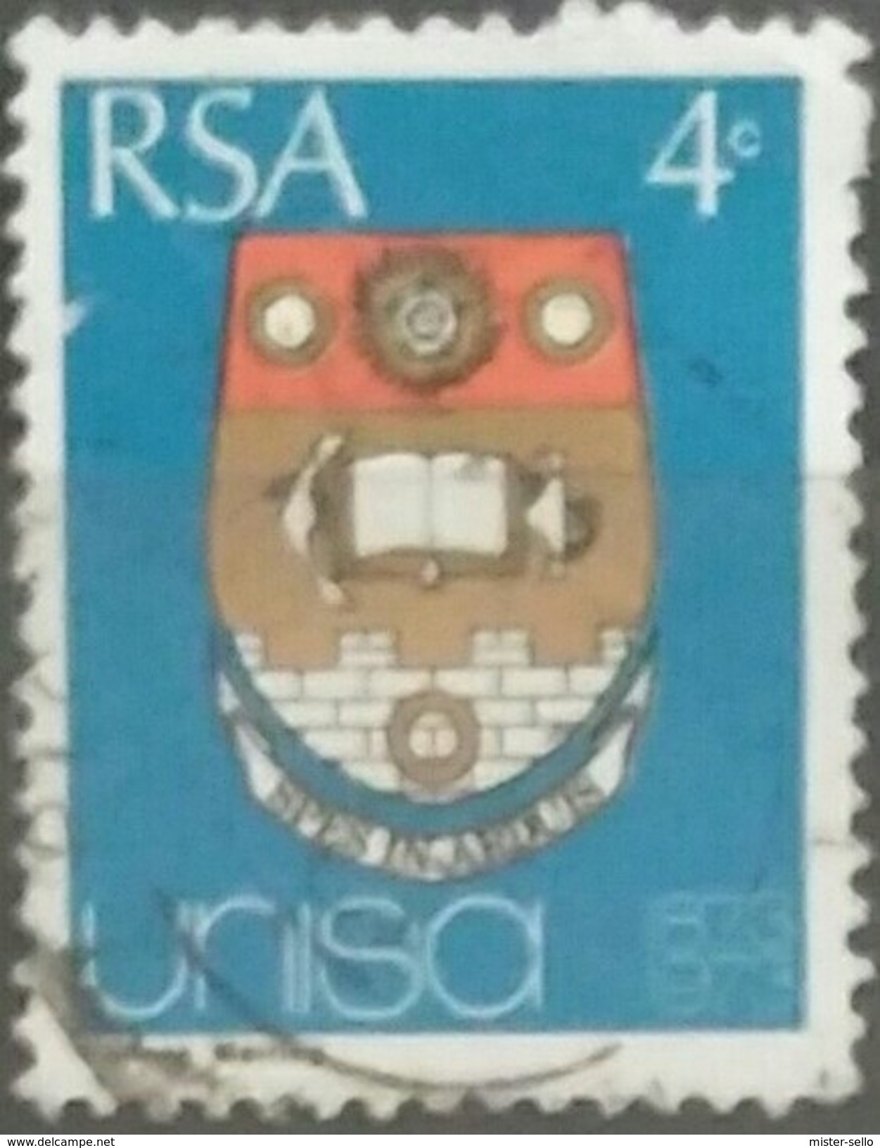 SUDAFRICA - AFRICA DEL SUR 1973 The 100th Anniversary Of The University Of South Africa. USADO - USED. - Usados