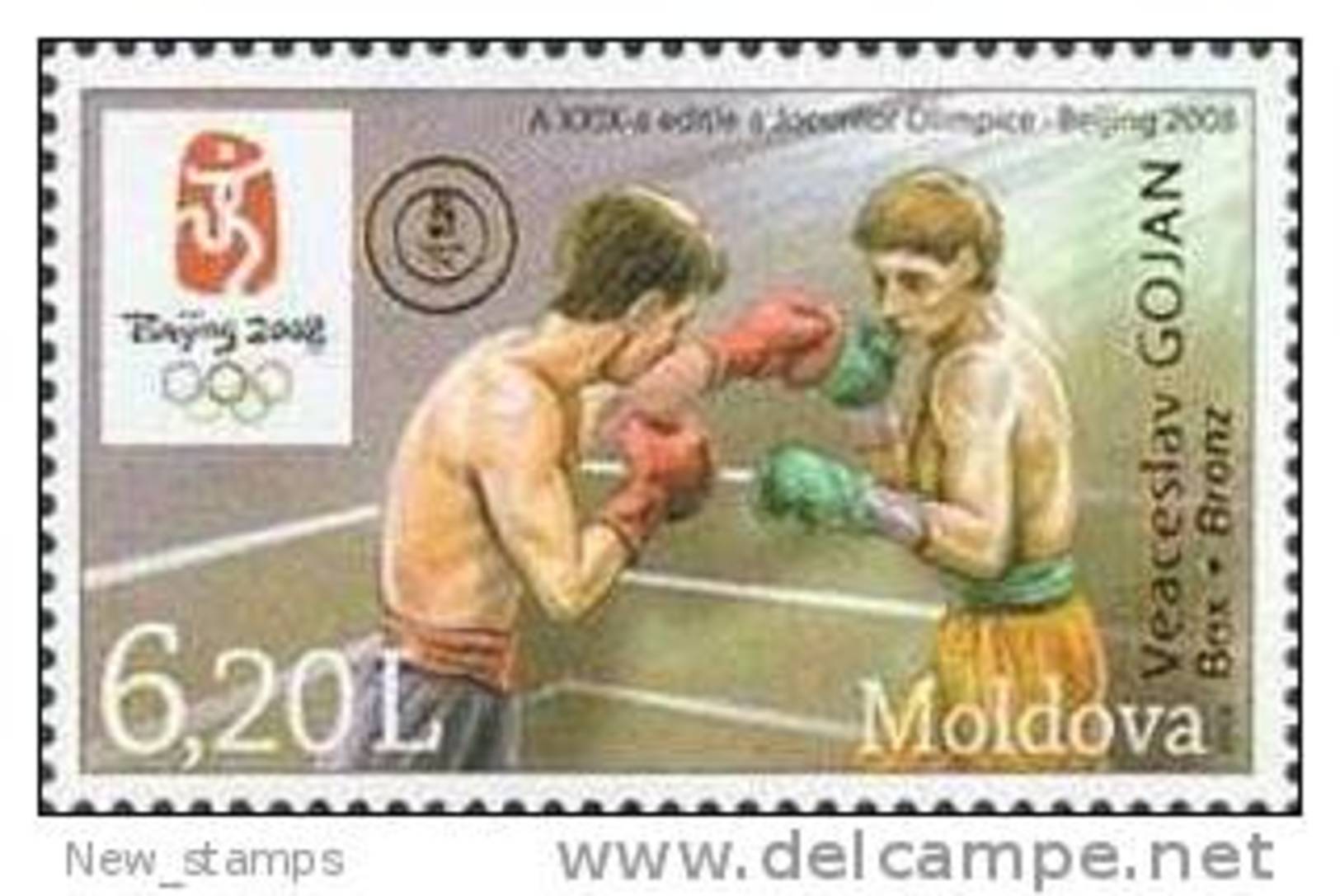 Moldova 2008 Olympic Games Beijing OVPT 1v MNH - Summer 2008: Beijing