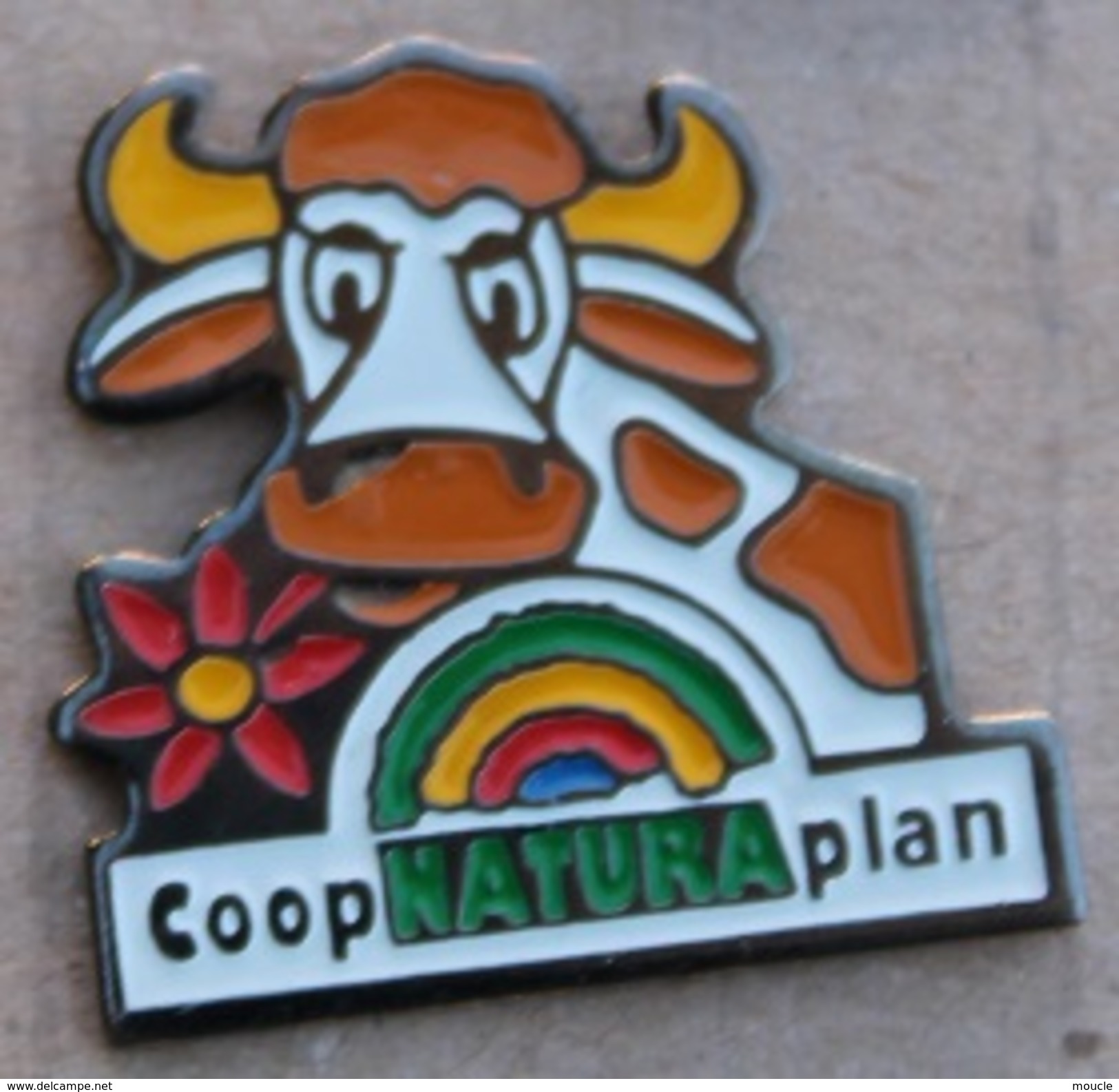 TETE DE VACHE - COOP NATURA PLAN - FLEUR - ARC EN CIEL -      (15) - Animales