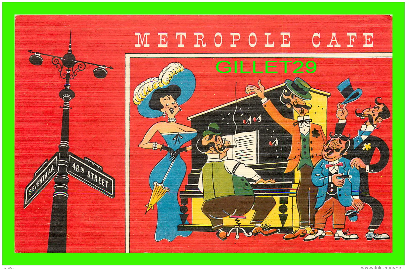 NEW YORK CITY, NY - METROPOLE CAFE - "THE METROPOLE GAY NINETY REVUE" - - Time Square