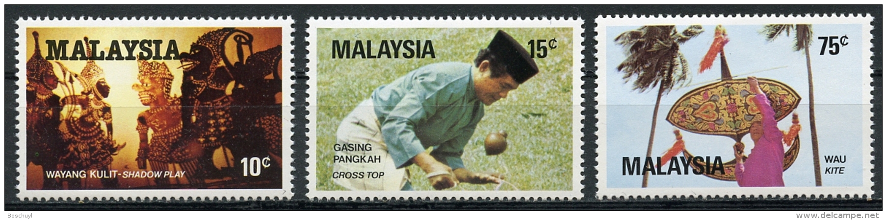 Malaysia, 1982, Games And Sports, MNH, Michel 245-247 - Malesia (1964-...)