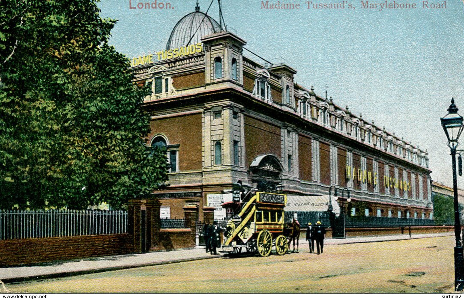 LONDON -  MADAM TUSSAUDS, MARYLEBONE ROAD 1905 - STOKE NEWINGTON SQUARED CIRCLE  Lo1114 - London Suburbs