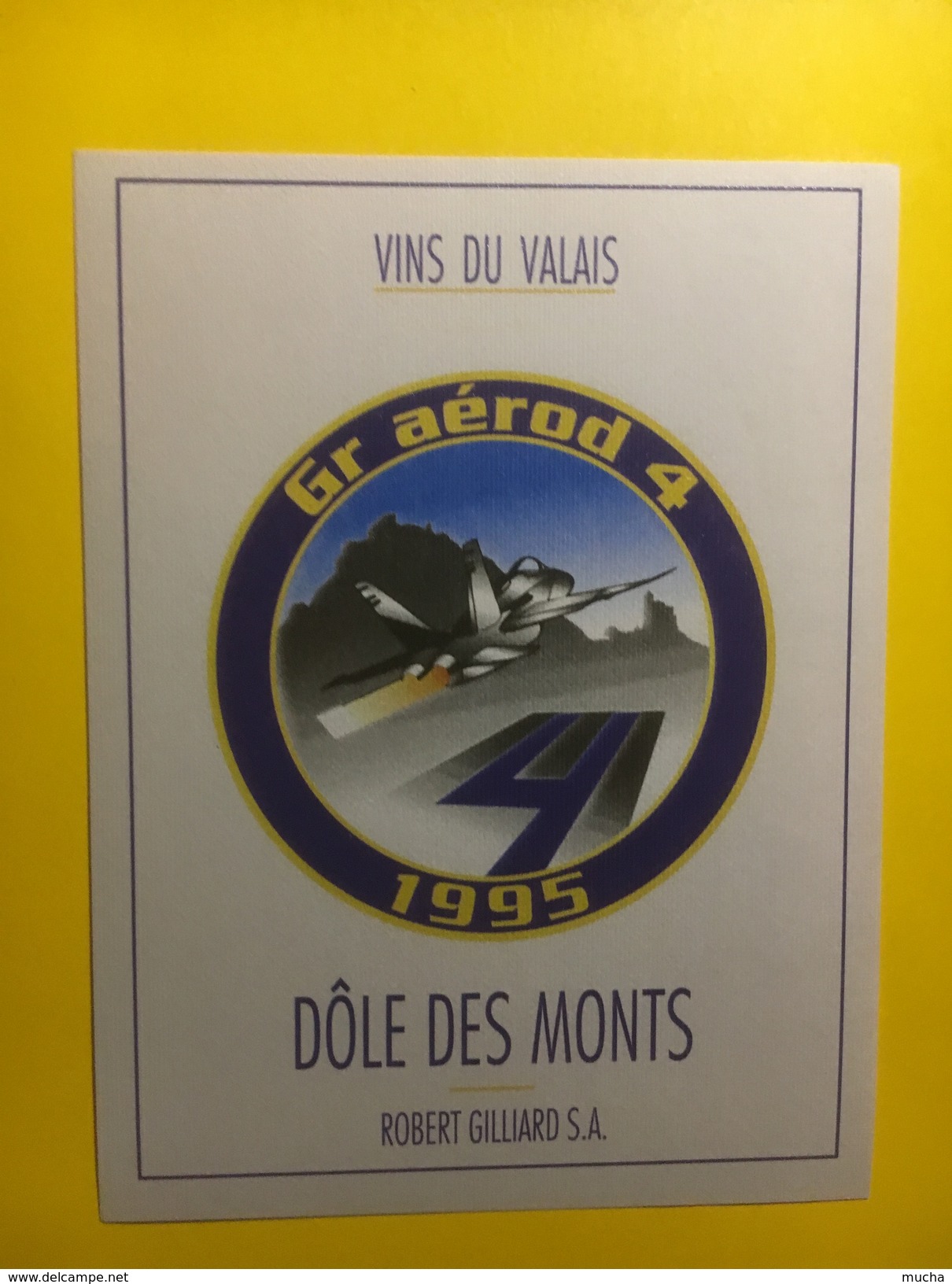 3676 - Suisse Valais Dôle Des Monts 1995 Militaire Avaition Gr Aérod 4 - Autres & Non Classés