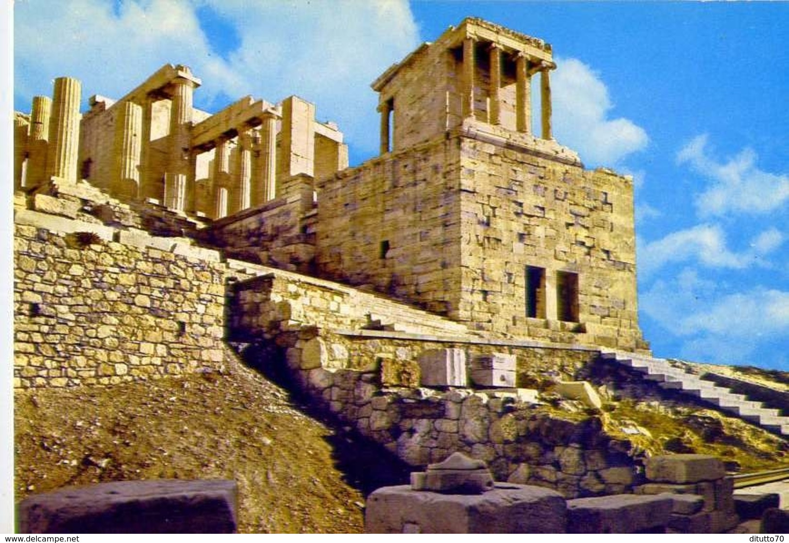 Athens - Acropolis - Propylaeo - 3 -  Formato Grande Non Viaggiata &ndash; E1 - Grecia