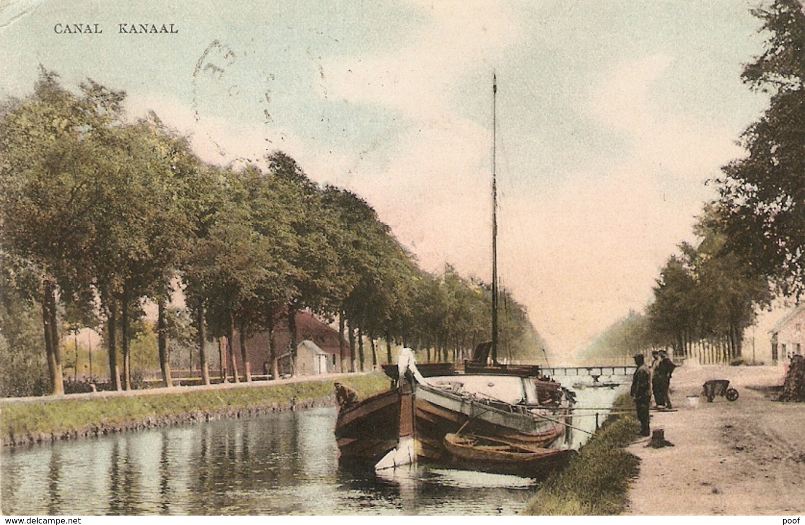 Bree : Kanaal Met Boot 1914 - Bree