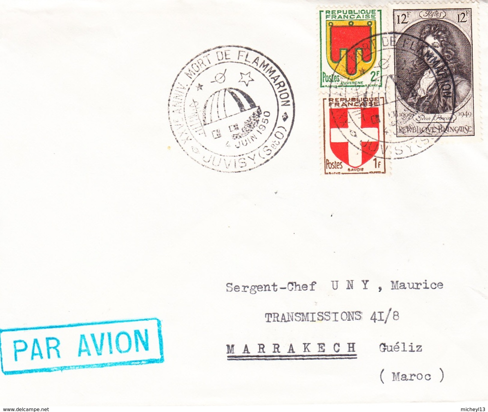 France-JUVISY-4/6/1950-XXVè Anniversairz De La Mort De Camille Flammarion ( Astronome) - Cinema