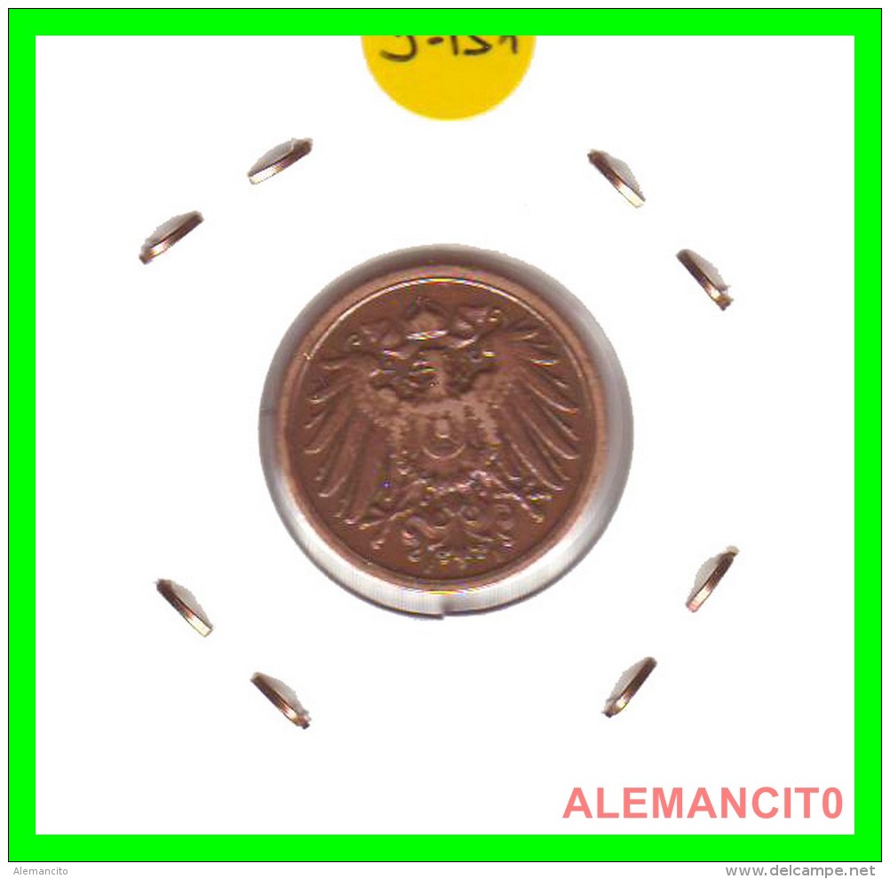 GERMANY -  IMPERIO - DEUTSCHES REICH - 2 Pfn. AÑO 1904-F -  Copper, 20 Mm. - 2 Pfennig