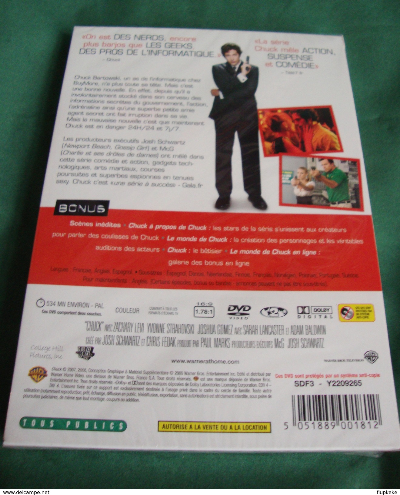 Dvd Zone 2 Chuck L'intégrale De La Saison 1 (2007) Vf+Vostfr - TV Shows & Series