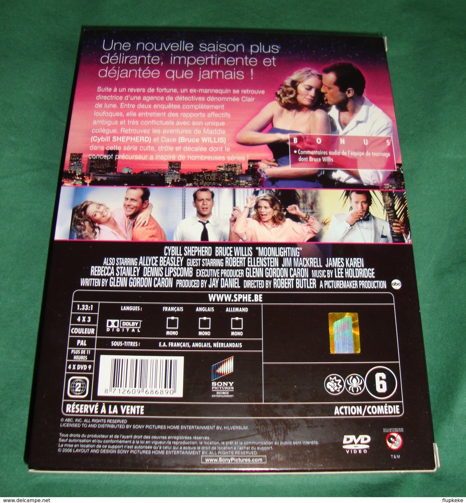 Dvd Zone 2 Clair De Lune Saisons 3 Moonlighting 1986  Vf+Vostfr - Serie E Programmi TV