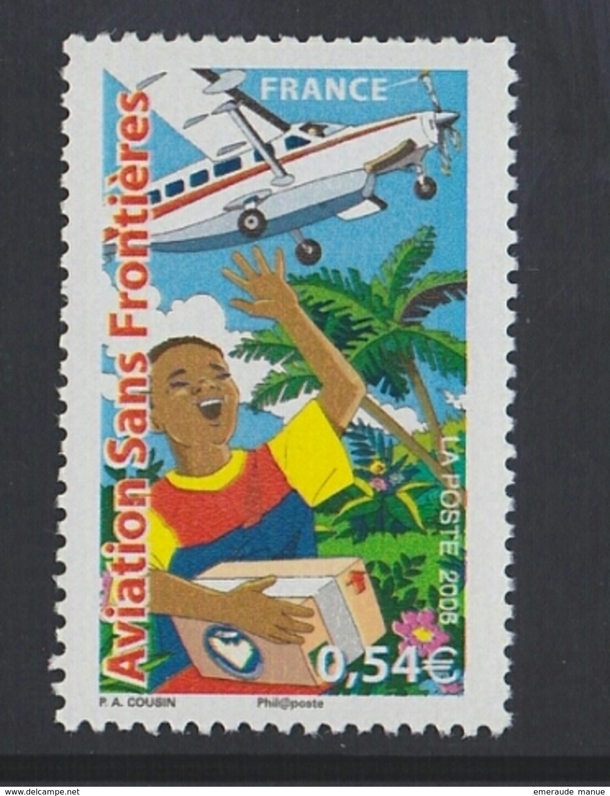 2006 - TIMBRE NEUF - 25ème Anniversaire D'Aviation Sans Frontières (ASF) - N° YT : 3974 - Ungebraucht