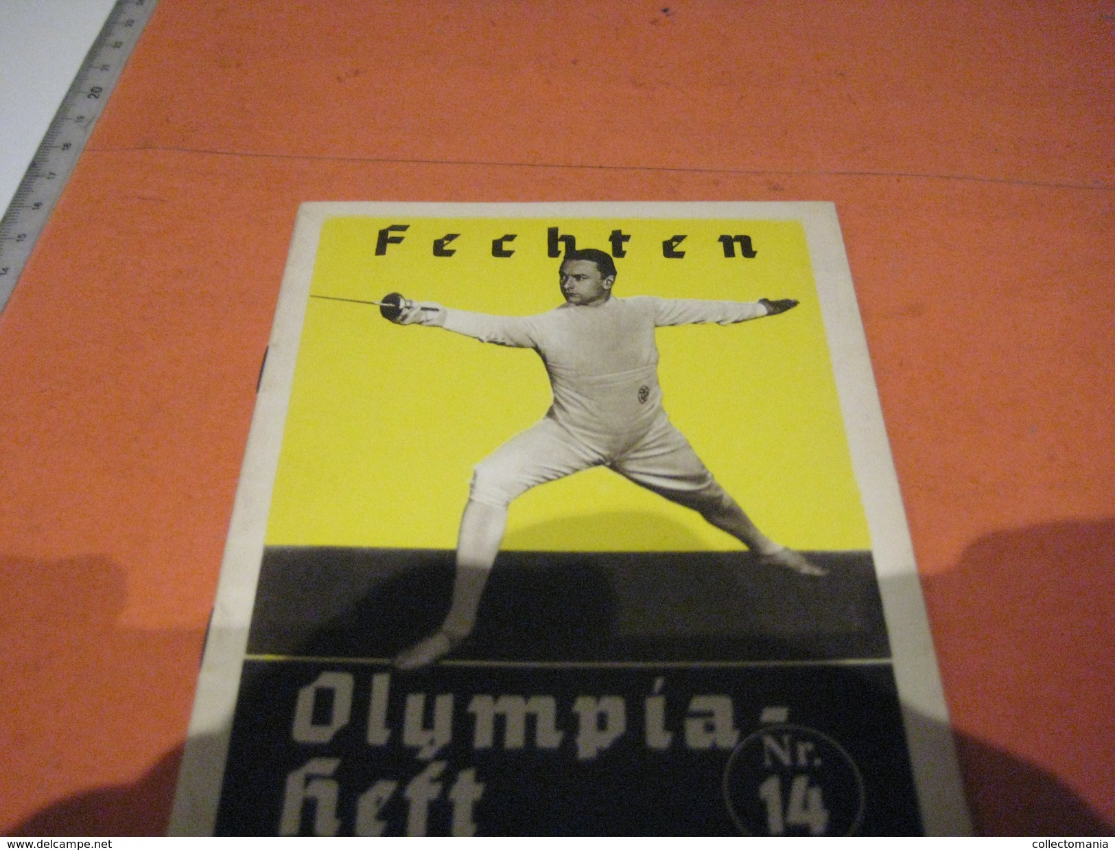 Fence Fechten Schermen Fencing Escrime Olympia BERLIN 1936 - Nr 14, Programm,   Fotos Amt FUR Sportwerbung Olympische - Programs