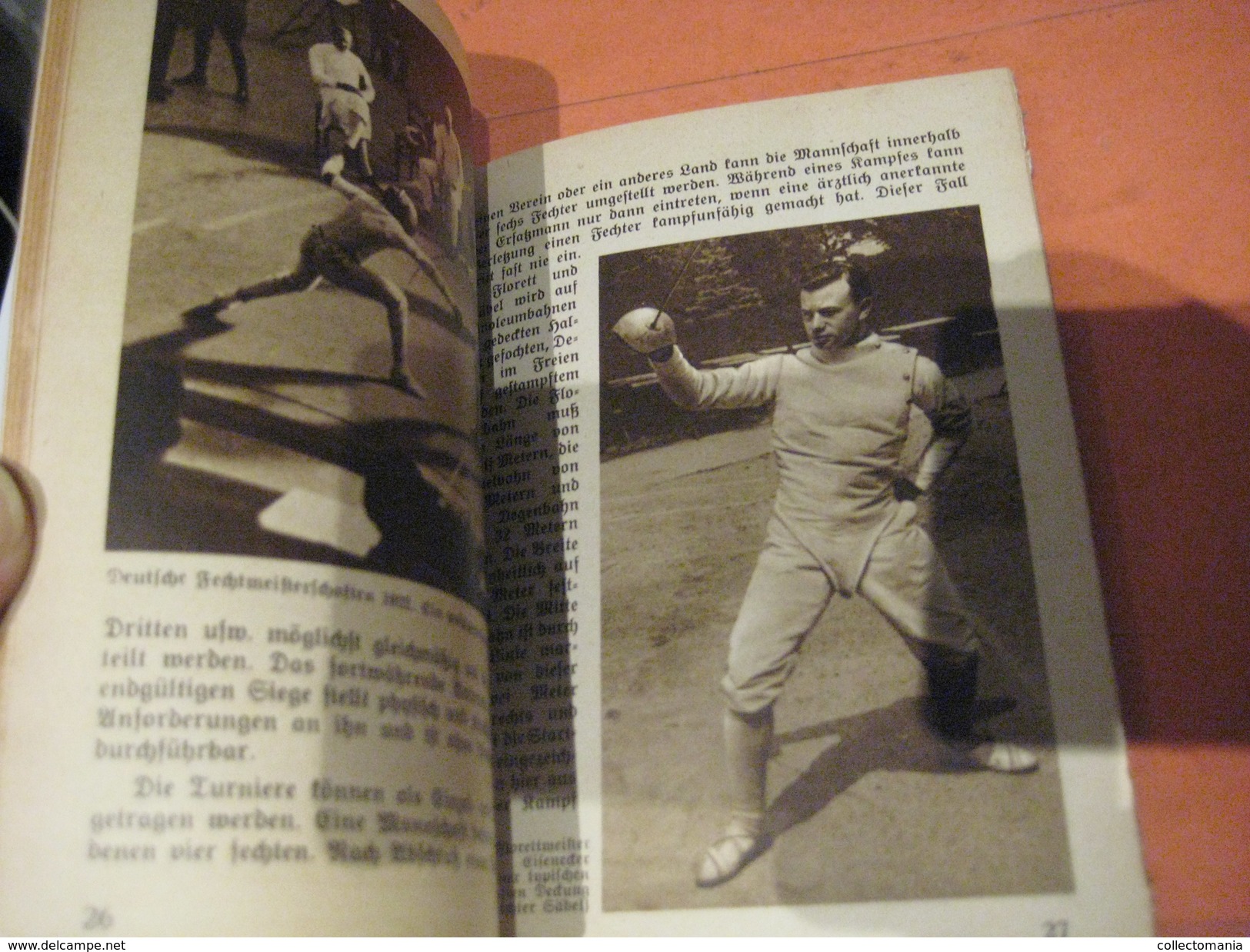 Fence Fechten Schermen Fencing Escrime Olympia BERLIN 1936 - Nr 14, Programm,   Fotos Amt FUR Sportwerbung Olympische - Programs