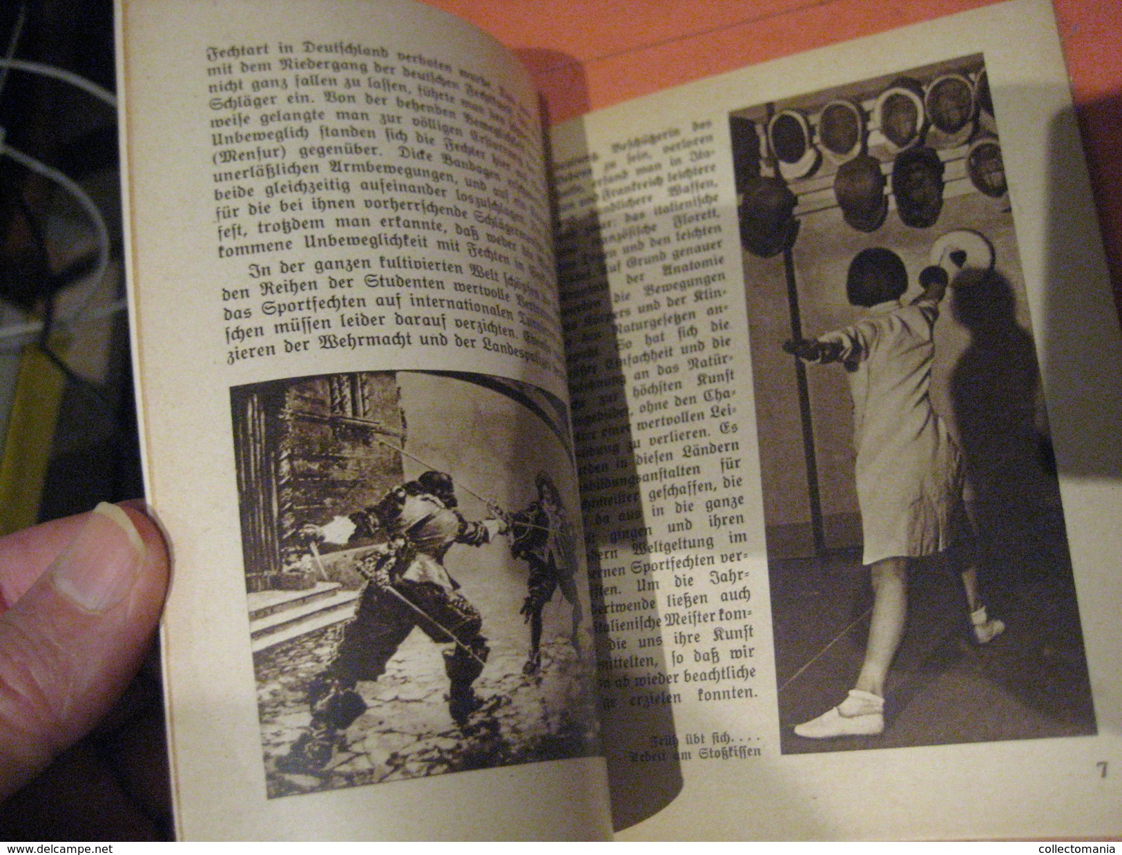 Fence Fechten schermen Fencing escrime Olympia BERLIN 1936 - nr 14, programm,   fotos Amt FUR Sportwerbung Olympische