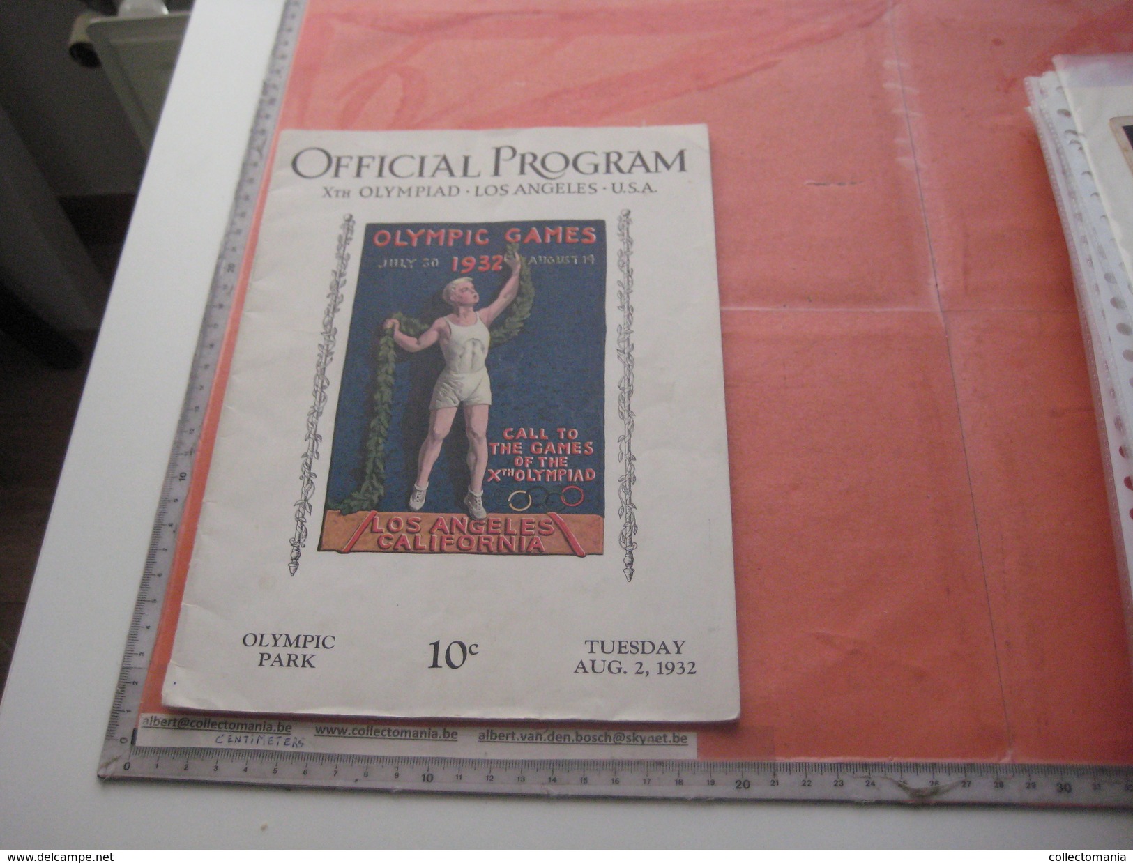 Olympic Games  Xth Olympiad  LOS ANGELES U.S.A.- Offical Program, Lots Of Fotographs, Jeux Olympiques - Programs