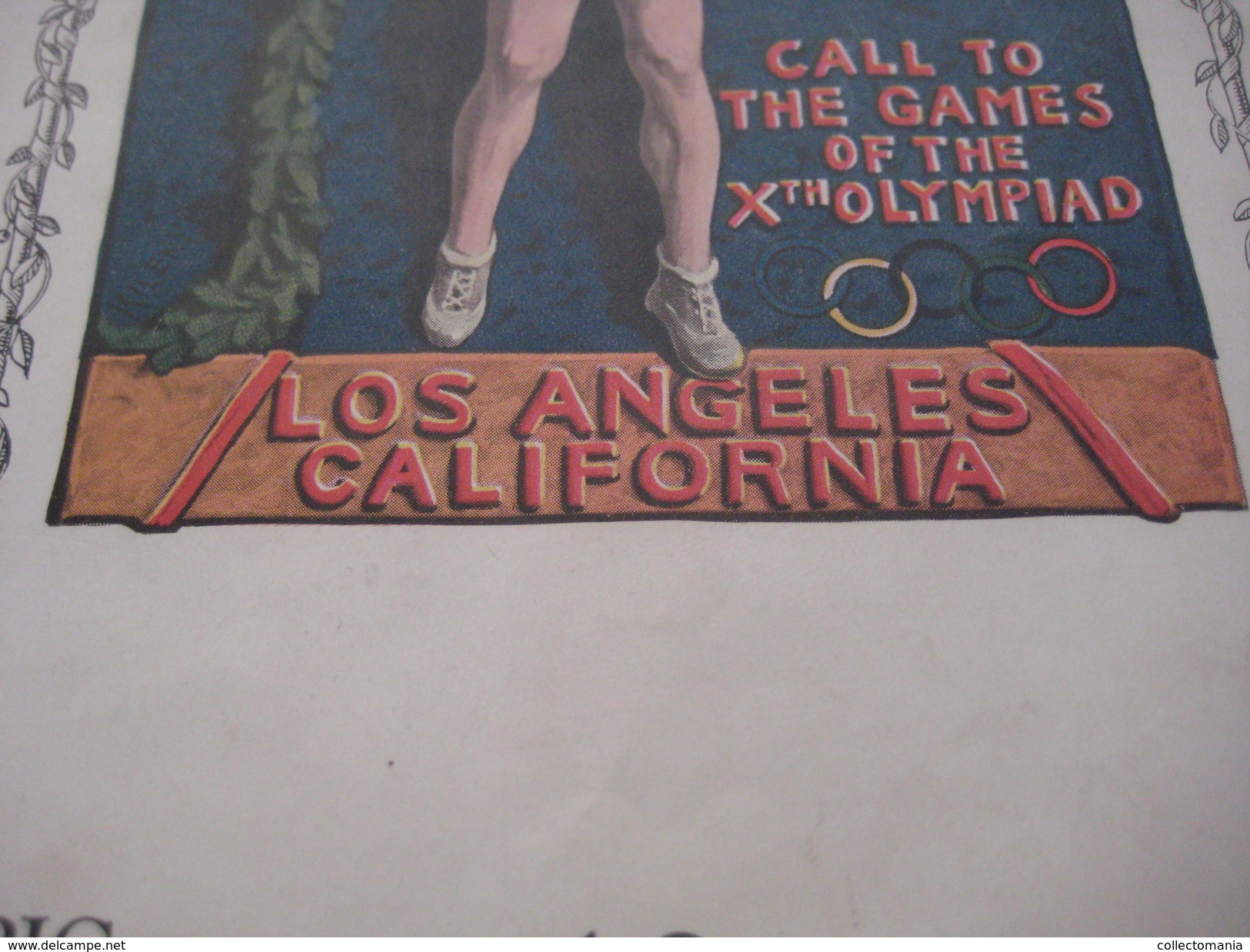 olympic games  Xth Olympiad  LOS ANGELES U.S.A.- offical program, lots of fotographs, jeux olympiques