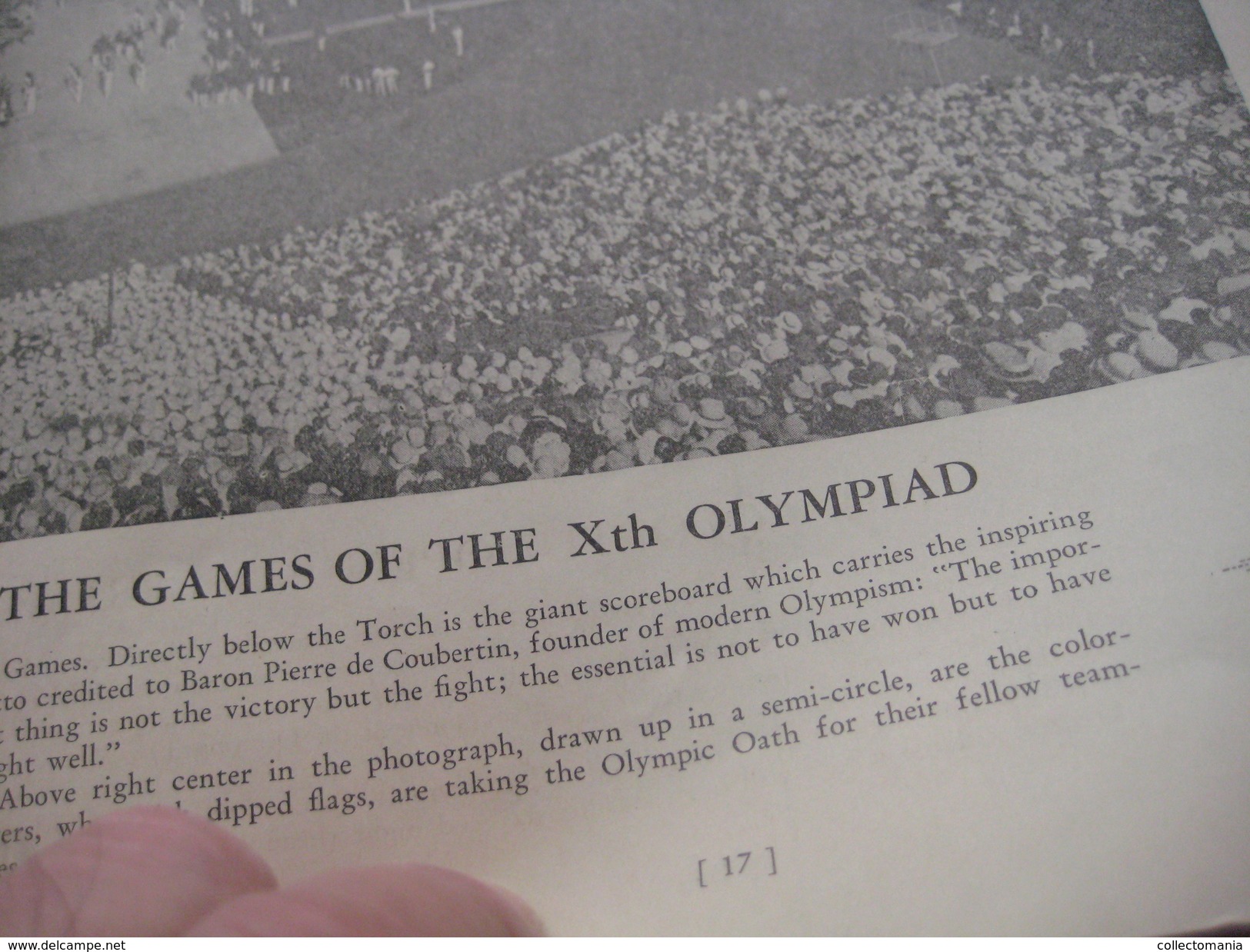 olympic games  Xth Olympiad  LOS ANGELES U.S.A.- offical program, lots of fotographs, jeux olympiques