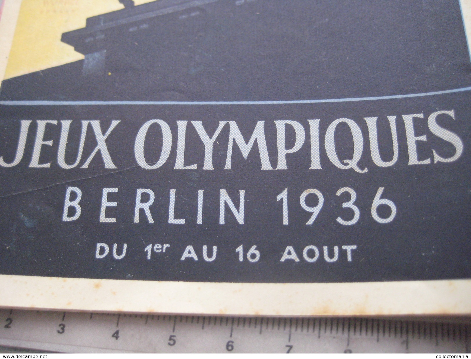 Folder Allemagne  Olympia BERLIN 1936 -jeux olympiques - many photographs Olympische - full programm