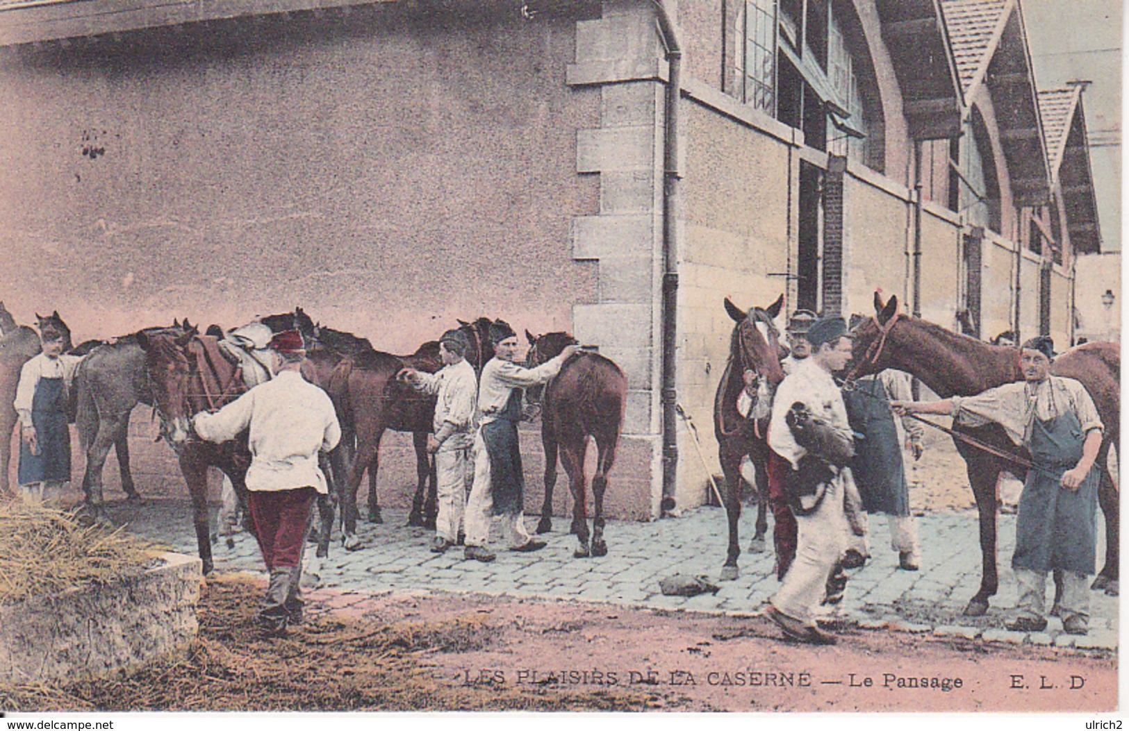 CPA Les Plaisirs De La Caserne - Le Pansage - WW1 (27816) - Guerre 1914-18