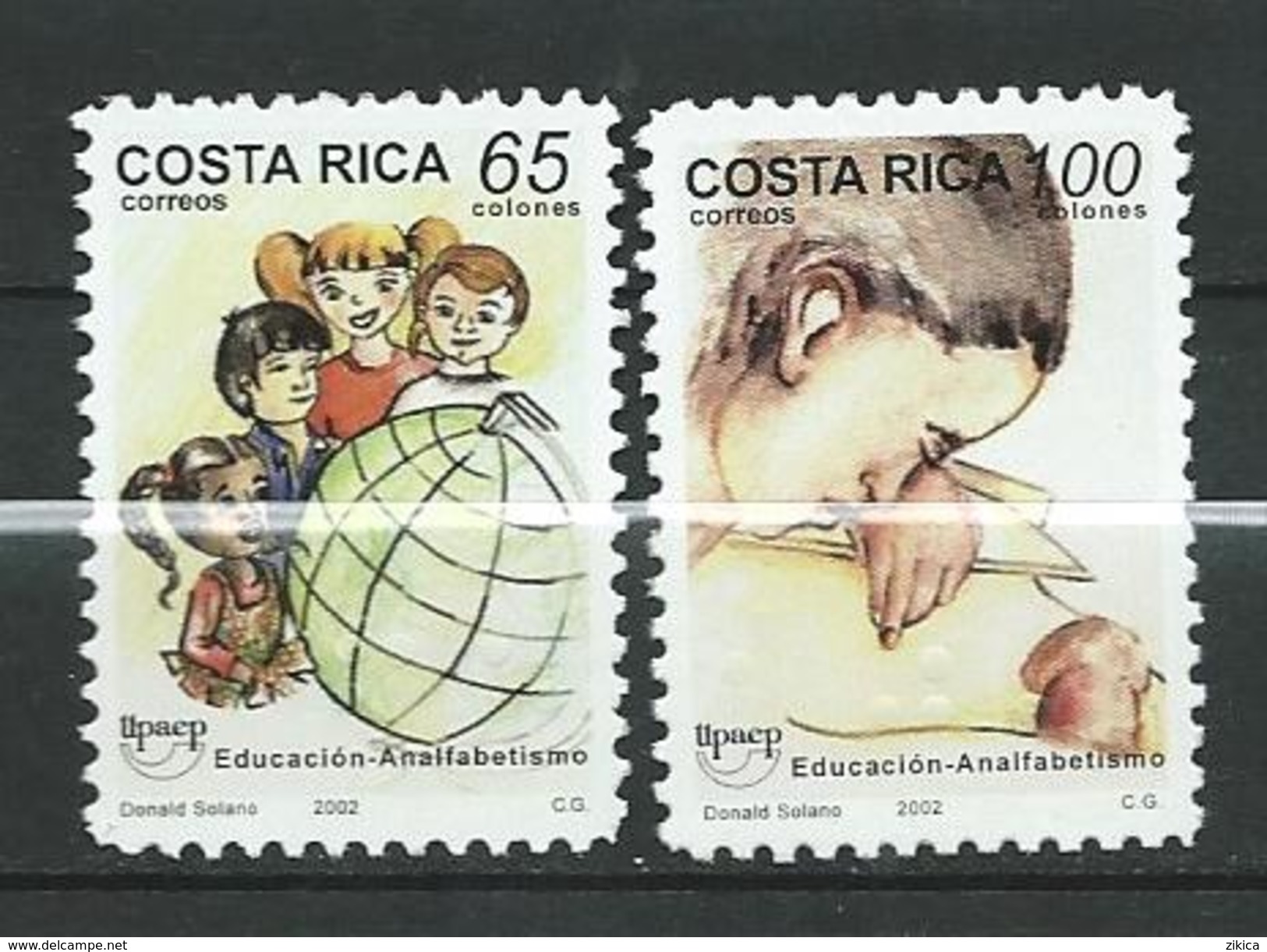 Costa Rica 2002 America UPAEP.- Literacy Campaign.MNH - Costa Rica