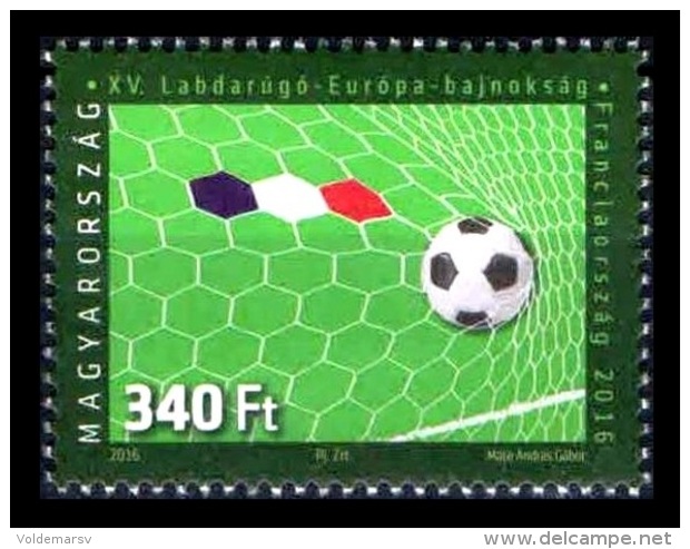 Hungary 2016 Mih. 5825 Football. EURO 2016 In France MNH ** - Nuovi